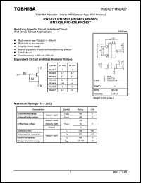 RN2427 Datasheet