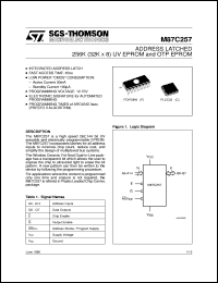 M87C257 Datasheet