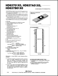HD637B01X0C Datasheet