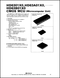 HD63A05Y2P Datasheet