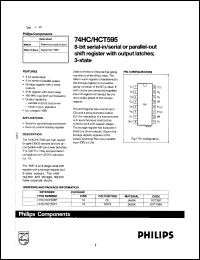 27HCT595P Datasheet