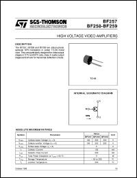 BF259 Datasheet
