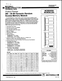 MCM36L200S80 Datasheet