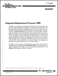 MC68302IFE16 Datasheet