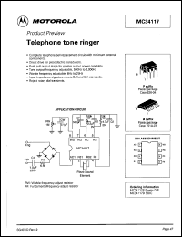 MC34119DTB Datasheet