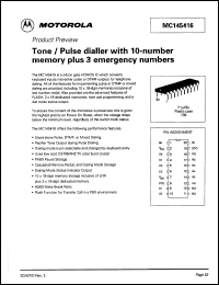 MC14541BDR2 Datasheet