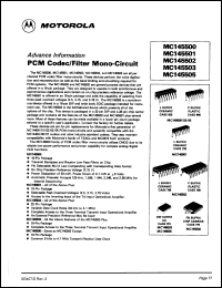 MC145554DW Datasheet