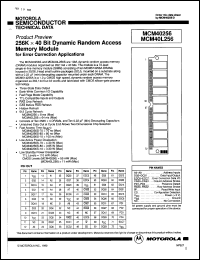 MCM40L256S80 Datasheet