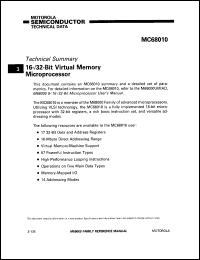 MC68010RC8 Datasheet