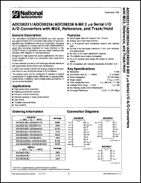 ADC08234CIMF Datasheet