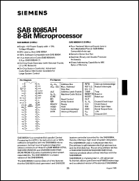 SAB8085AH-2-P Datasheet