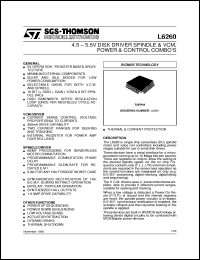 L6260 Datasheet