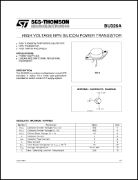 BU326A Datasheet