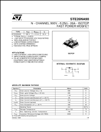 STE26NA90 Datasheet