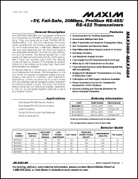 MAX3462CPA Datasheet