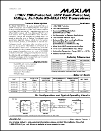 MAX3442EEPA Datasheet