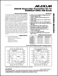 MAX2903EGI Datasheet