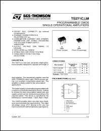 TS271M Datasheet