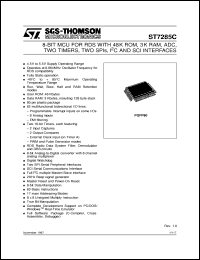 ST72E85A5G0 Datasheet