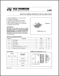 L292 Datasheet