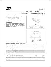 SD2932 Datasheet
