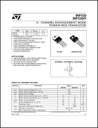 IRF530 Datasheet