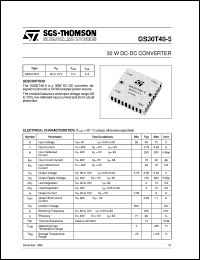 GS30T48-15 Datasheet