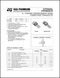 STP5N30LFI Datasheet