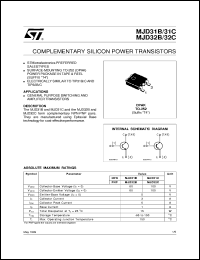 MJD32B Datasheet