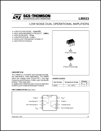 LM833D Datasheet