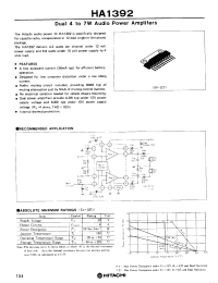 HA1392 Datasheet