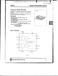 KA2211 Datasheet