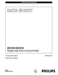 S87C552-5BA Datasheet