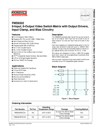 FMS6502MTC24X Datasheet