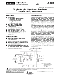 LOG114 Datasheet