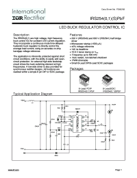 IRS2541STRPbF Datasheet