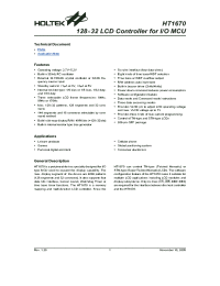 HT1670 Datasheet
