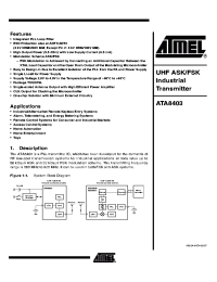 ATmega169L-8AI
 Datasheet