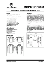 MCP6S28T-I/SN Datasheet