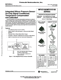 MPXV5100GC6U
 Datasheet