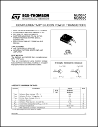 MJD340 Datasheet