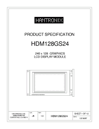 HDM12216H Datasheet