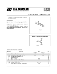 2N3439 Datasheet