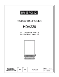 HDA200-1 Datasheet