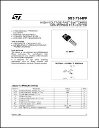SGSIF344FP Datasheet