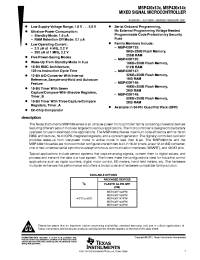 MSP430F148IPM
 Datasheet