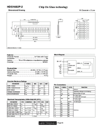 HDG1602P-1 Datasheet