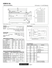 HDM16416L Datasheet
