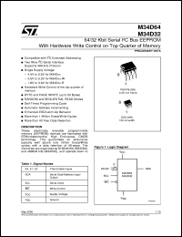 M34D64 Datasheet