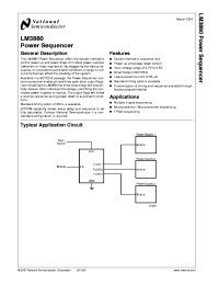 LM3880 Datasheet